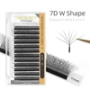 Nagaraku® 7D Premade W shape műszempilla 0,07 D mix tálca