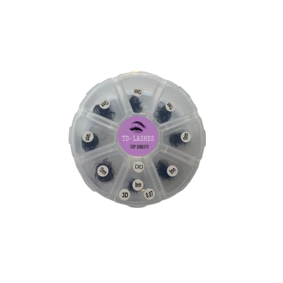 Promade 3D előre fanolt műszempilla mix dobozos 0,07 DD