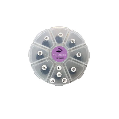 Promade 3D előre fanolt műszempilla mix dobozos 0,07 D