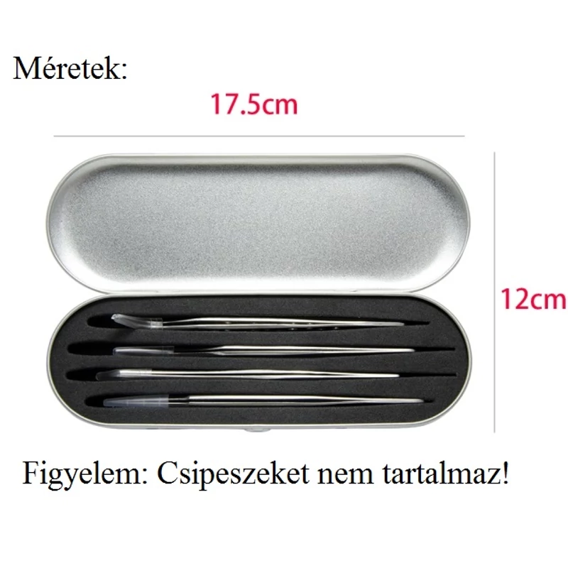 csipesz tároló méretek