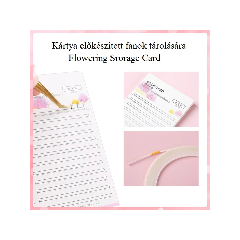 Volume előkészítő kártya öntapadós szalaggal 10 darabos