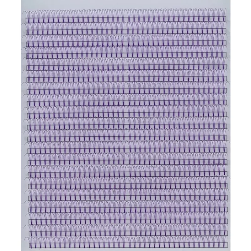 Színes promade lila 3D előre fanolt műszempilla 0,07 CC mix XXL tálca
