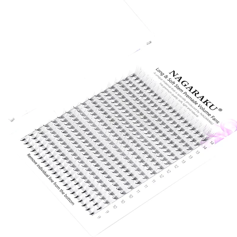 Nagaraku® 5D Premade Volume fans 0,07 D XL mix tálca
