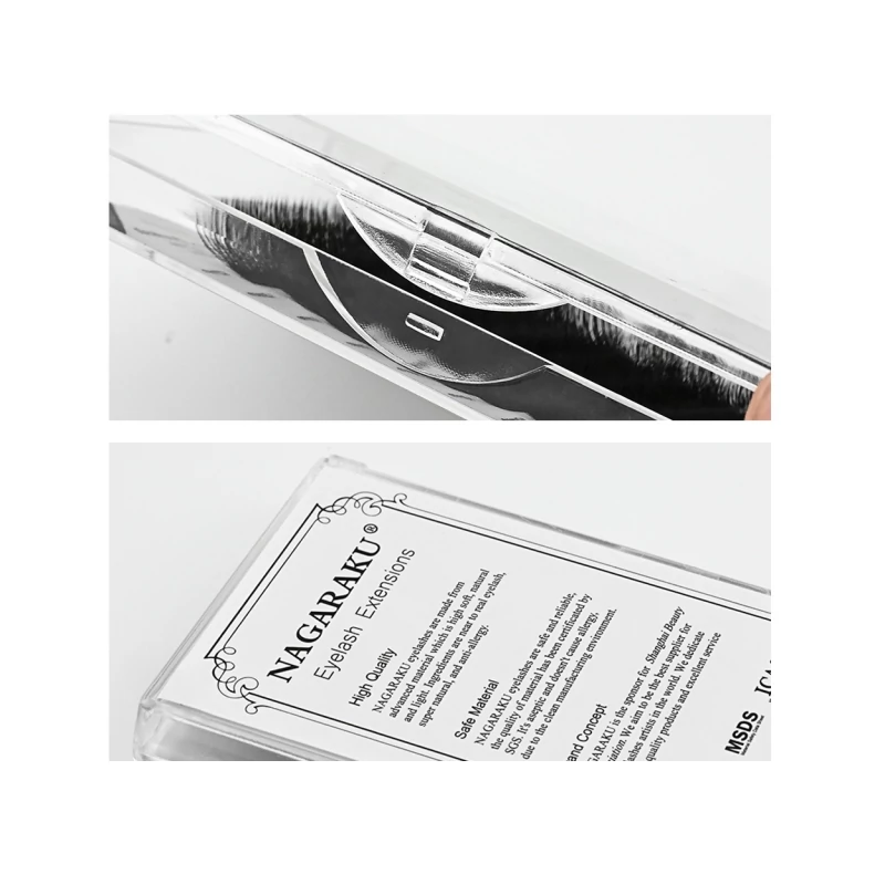 Nagaraku® 6D Premade W shape műszempilla  0,07 D egy méretes tálca