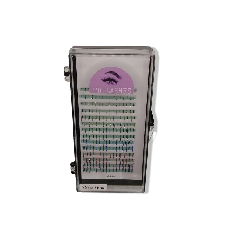 Glitter Spike Színes műszempilla különleges alkalmakra mix méretben CC ív