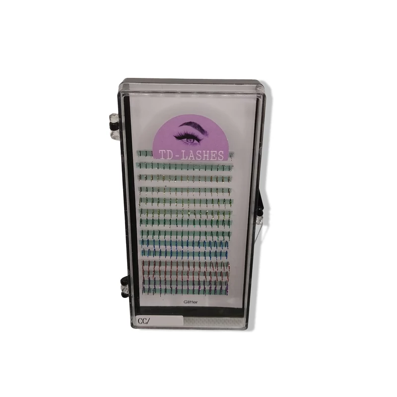 Glitter Spike Színes műszempilla különleges alkalmakra CC ív egy méretes