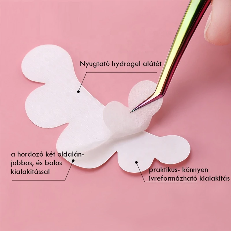 Szemalátét műszempillázáshoz öntapadós hyrdogél